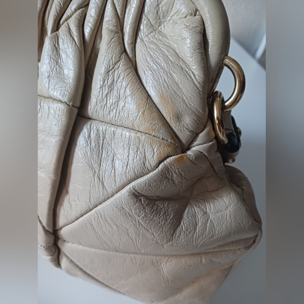 Vintage Marc Jacobs quilted ivory genuine leather shoulder bag - Picture 15 of 16